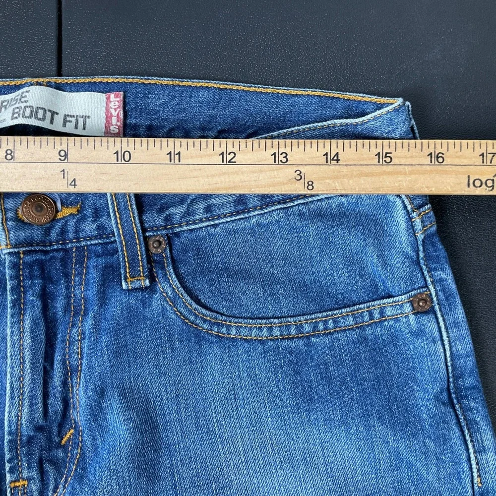 Levis 527 Bootcut Jeans MEN 31x34 Blue Cotton Low Rise Vintage Y2K Denim